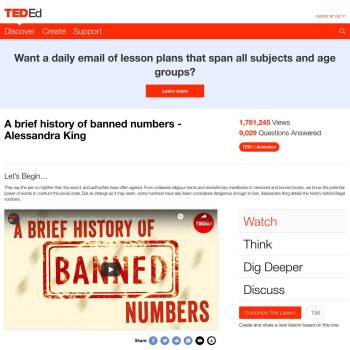 A Brief History Of Banned Numbers Alessandra King Resources A Brief History Of Banned Numbers Alessandra King Resources