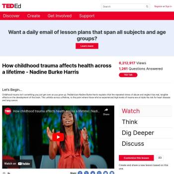 How Childhood Trauma Affects Health Across A Lifetime Nadine Burke How Childhood Trauma Affects Health Across A Lifetime Nadine Burke