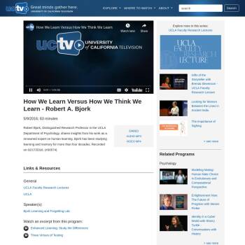 How We Learn vs. How We Think We Learn :: Resources :: Ascend Learning ...